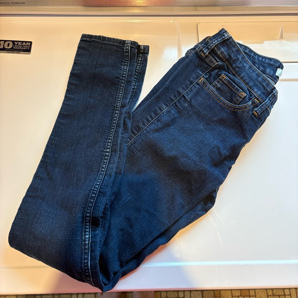 Dark Blue Skinny Women's Jeans Hollister